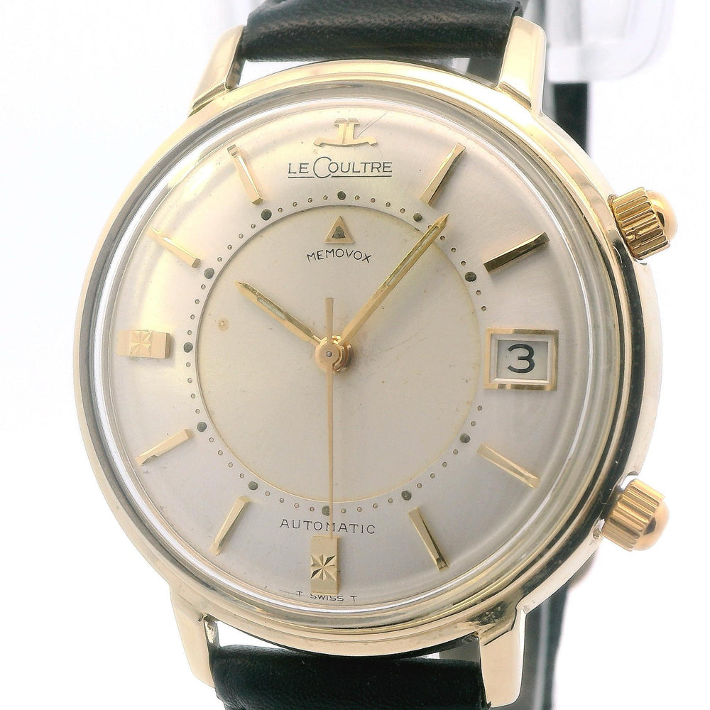 LeCoultre Memovox Vintage 38mm 14k Yellow Gold