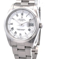 Rolex Date 36mm Stainless Steel 15200