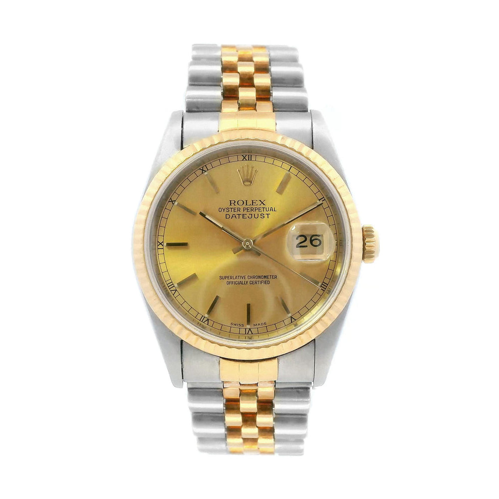 Rolex Datejust 36mm SS/Yellow Gold 162666