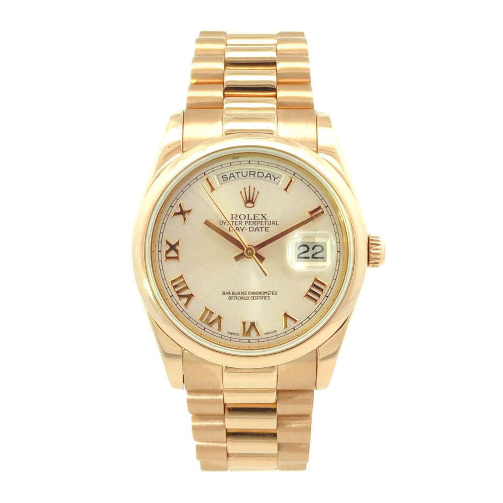 Rolex Day-Date 36mm 18k Yellow Gold 118235