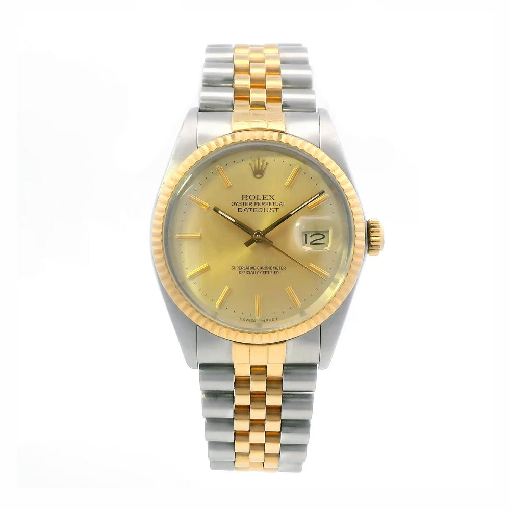 Rolex Datejust 36mm SS/Yellow Gold 16013