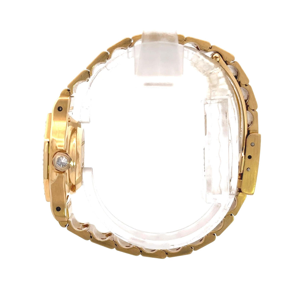 Cartier Santos 18k Yellow Gold Diamond