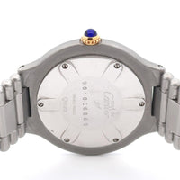 Cartier Must de 21 SS/Yellow Gold Plated 31mm