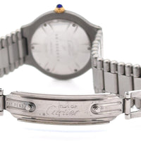 Cartier Must de 21 SS/Yellow Gold Plated 31mm