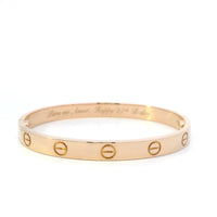 Cartier 18k Rose Gold Love Bracelet 16