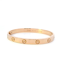 Cartier 18k Rose Gold Love Bracelet 16