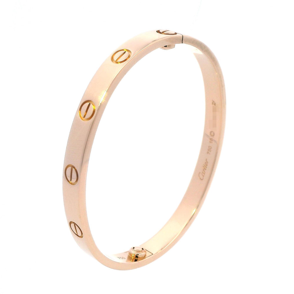Cartier 18k Rose Gold Love Bracelet 16