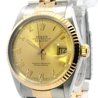 Rolex Datejust 36mm SS/Yellow Gold 16013