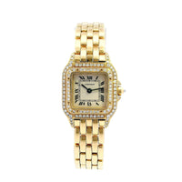Cartier Panthere 27mm 18k YG Diamond 1280