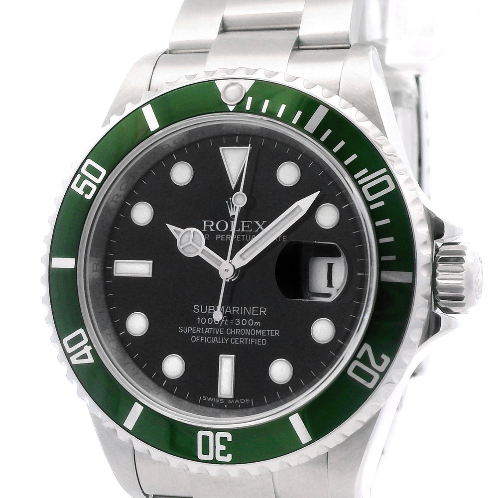 Rolex Kermit Submariner 40mm Stainless Steel 16610LV