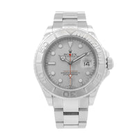 Rolex Yachtmaster 40mm Stainless Steel with Platinum Bezel 16622