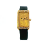 Corum 5g gold bar 18k YG & SS Diamond