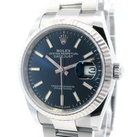 Rolex 126234 Datejust SS 36mm  Oyster card