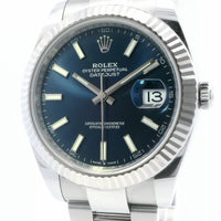 Rolex 126334 Datejust SS 41mm Oyster card