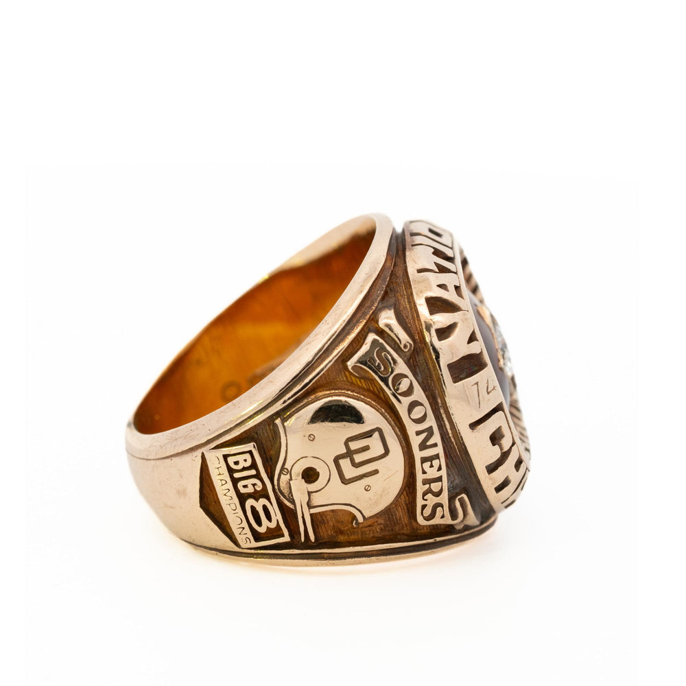 OU National Championship Ring Big 8 10k YG 26.2g
