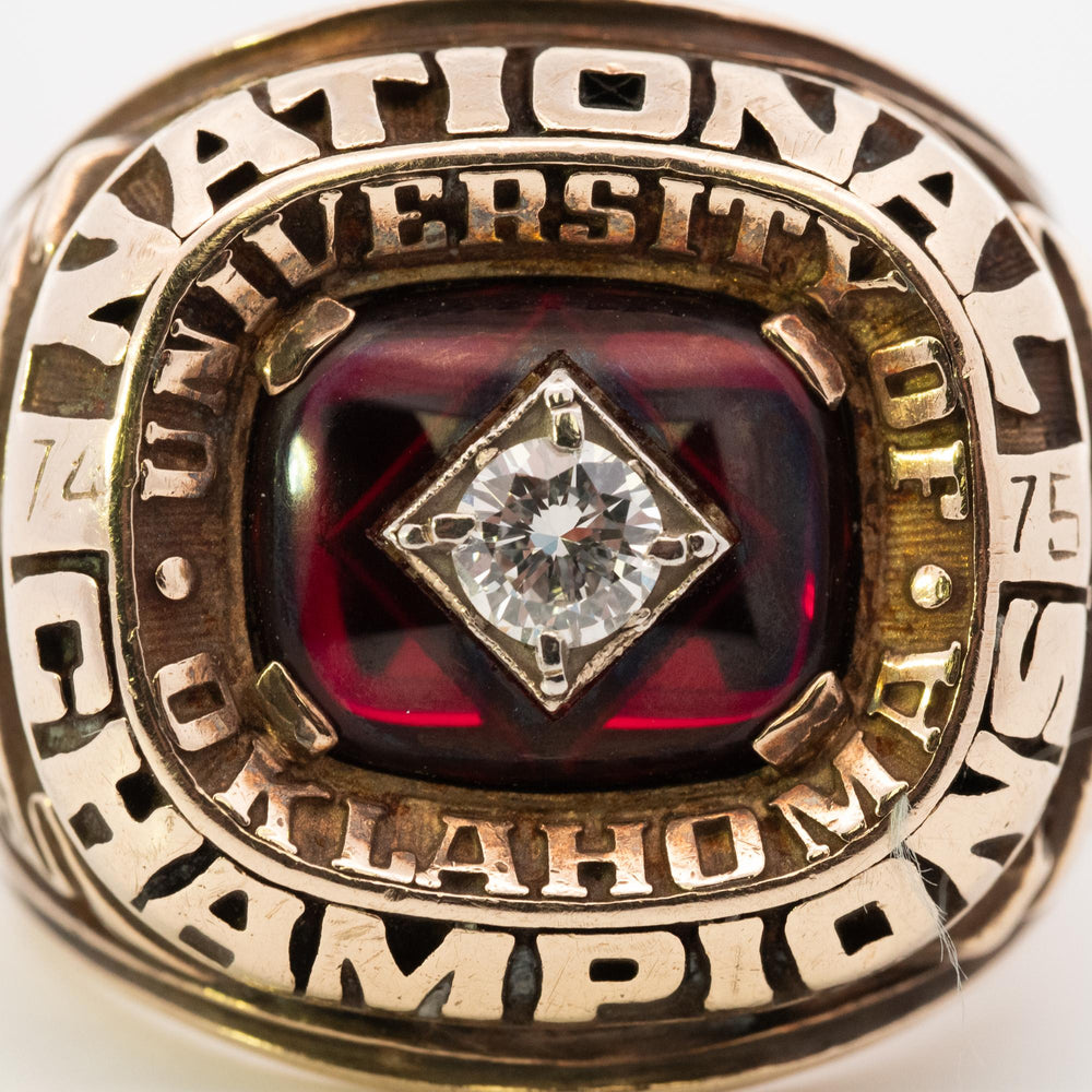 OU National Championship Ring Big 8 10k YG 26.2g