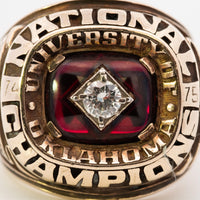 OU National Championship Ring Big 8 10k YG 26.2g