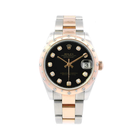 Rolex Datejust SS/RG 31mm Diamond Bezel 178341