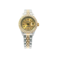 Rolex Ladies Datejust 26mm Diamond Bezel SS/YG