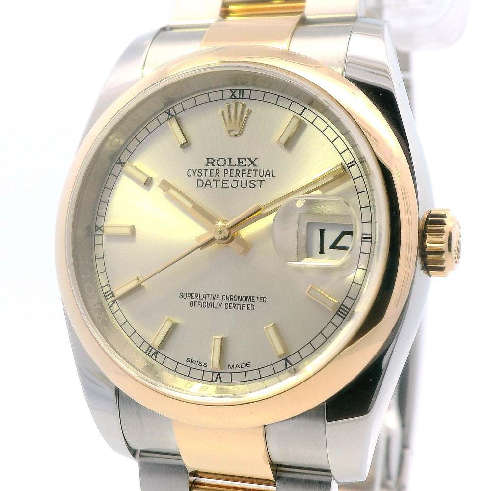 Rolex Datejust 36mm SS/YG card 116203
