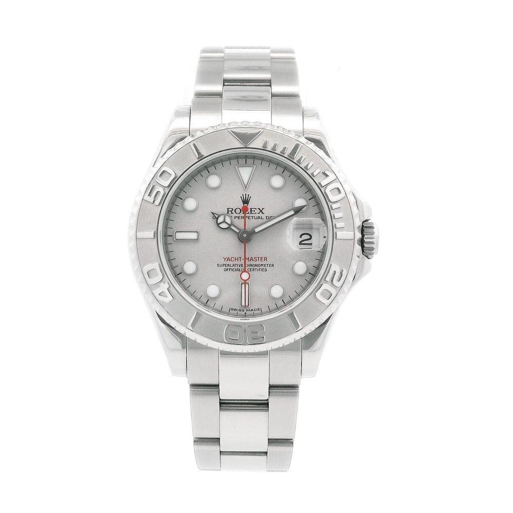 Rolex Yachtmaster 35mm SS/Platinum 168622
