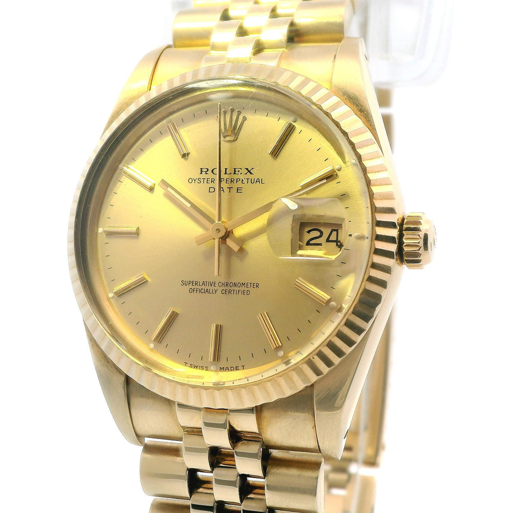Rolex YG 34mm Date 15037