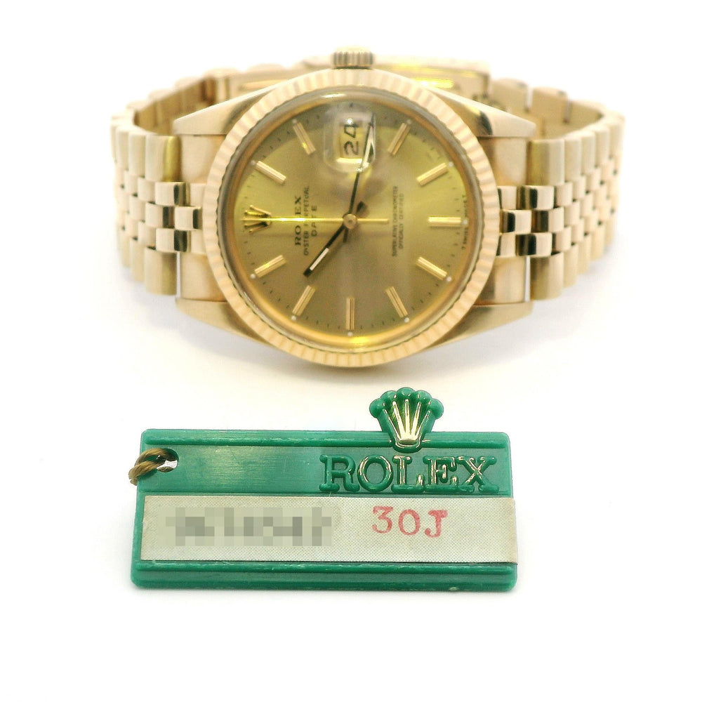 Rolex YG 34mm Date 15037