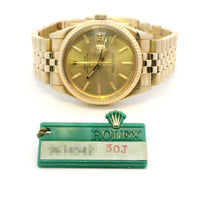 Rolex YG 34mm Date 15037