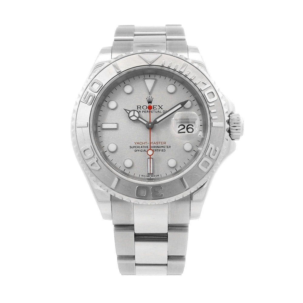 Rolex Yachtmaster Platinum/SS 40mm 116622