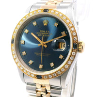 Rolex Datejust 18k YG/SS 36mm 16233