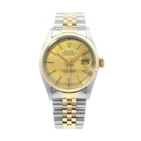 Rolex Datejust 18k YG/SS 36mm 16013