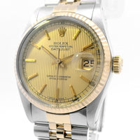 Rolex Datejust 18k YG/SS 36mm 16013