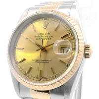 Rolex Datejust 18k YG/SS 36mm 16233