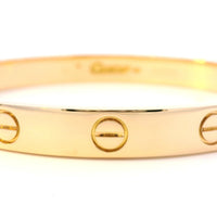 Cartier Love Bracelet YG sz 16