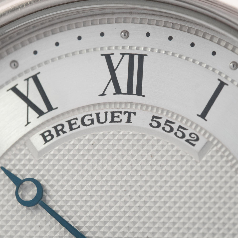 Breguet Marine 36mm 18k WG Engraved Back Custom Band