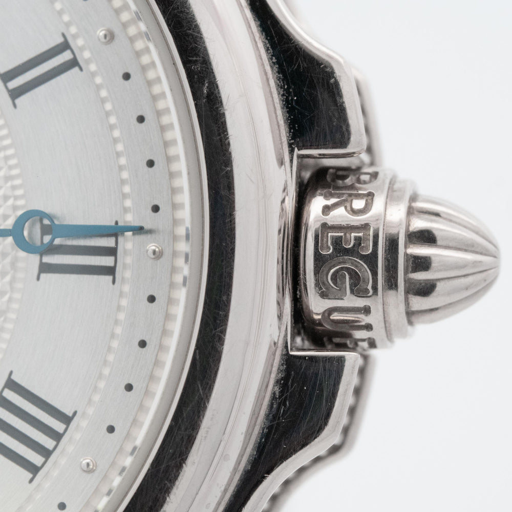 Breguet Marine 36mm 18k WG Engraved Back Custom Band