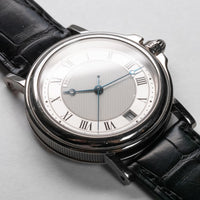 Breguet Marine 36mm 18k WG Engraved Back Custom Band