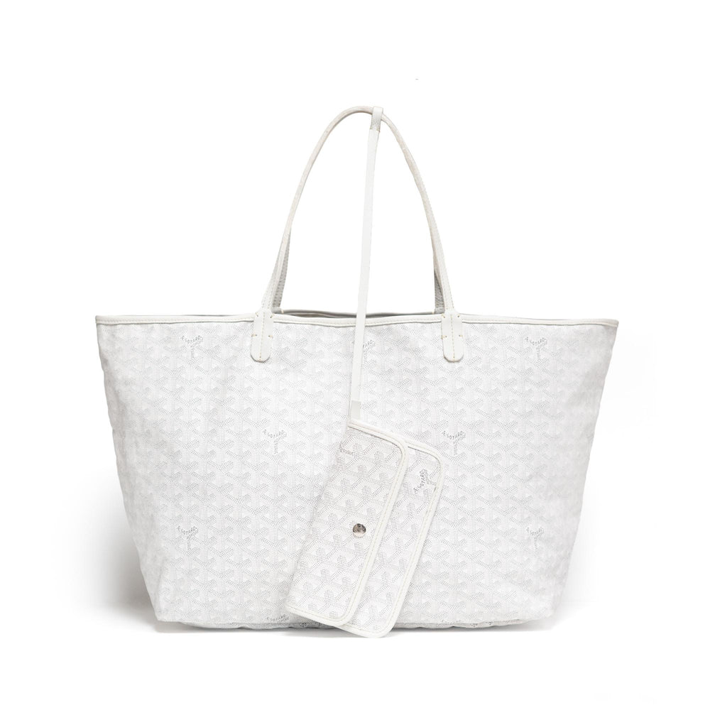 Goyard White Shopping Tote