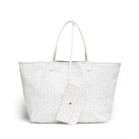 Goyard White Shopping Tote