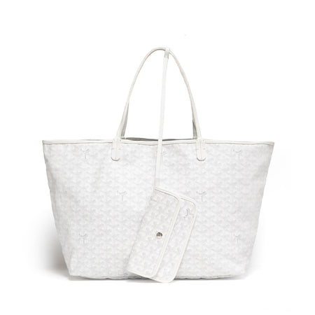 Goyard White Shopping Tote