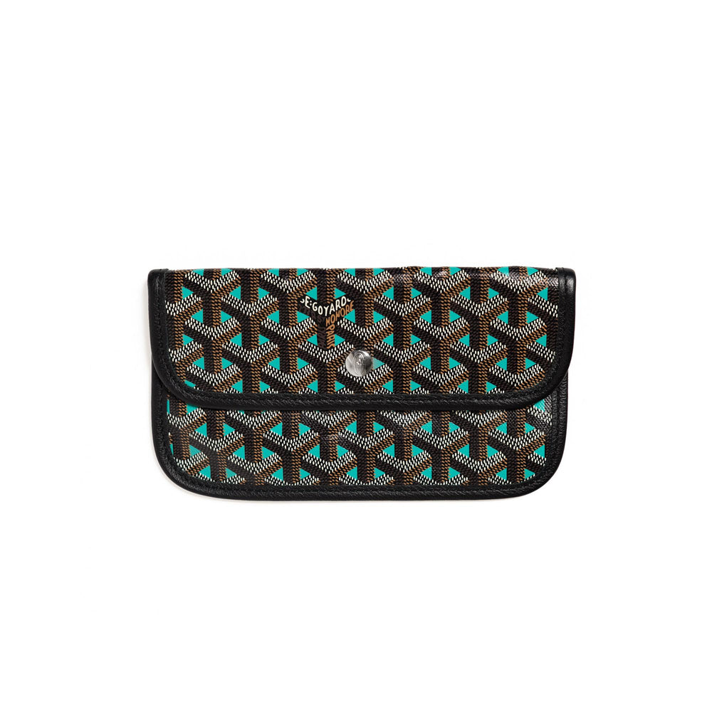Goyard Limited Edition Turquoise Claire Voie St. Louis GM Shopping Tote