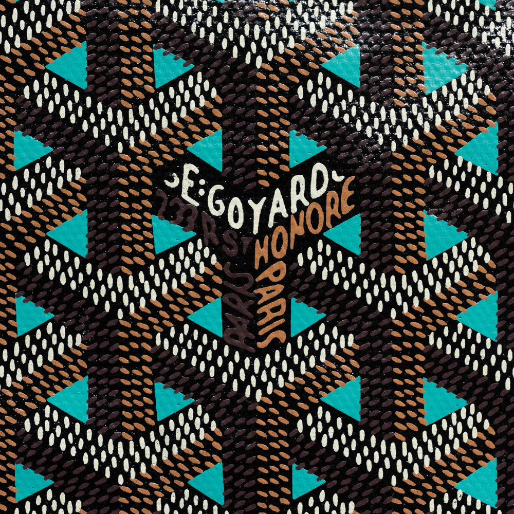 Goyard Limited Edition Turquoise Claire Voie St. Louis GM Shopping Tote