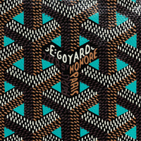 Goyard Limited Edition Turquoise Claire Voie St. Louis GM Shopping Tote