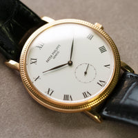 Patek Philippe Calatrava 3919 on Leather Band 35mm