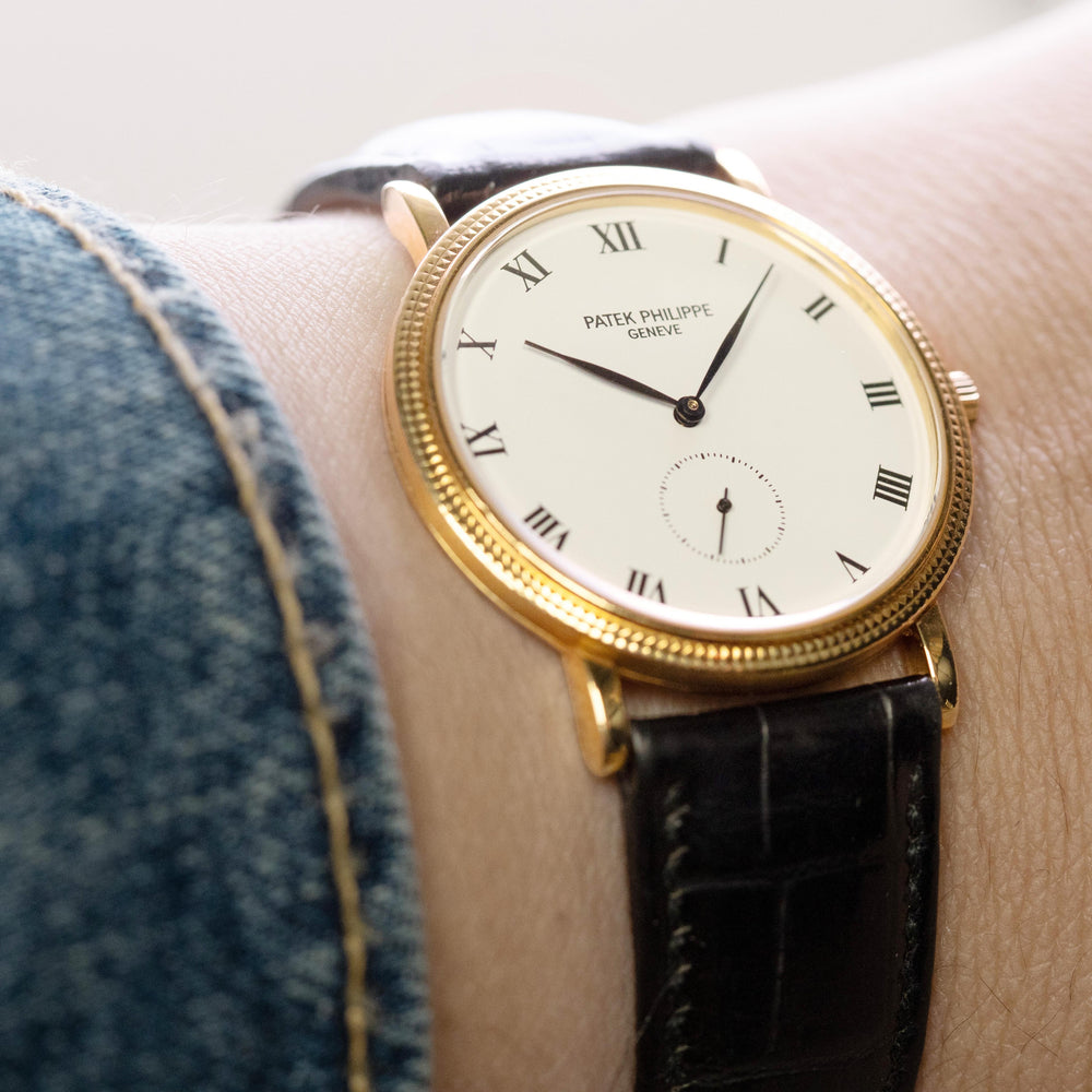 Patek Philippe Calatrava 3919 on Leather Band 35mm