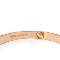 Cartier Love Bracelet 18K Rose Gold Sz 17