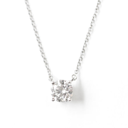 Tiffany 1ct Diamond Pendant Necklace