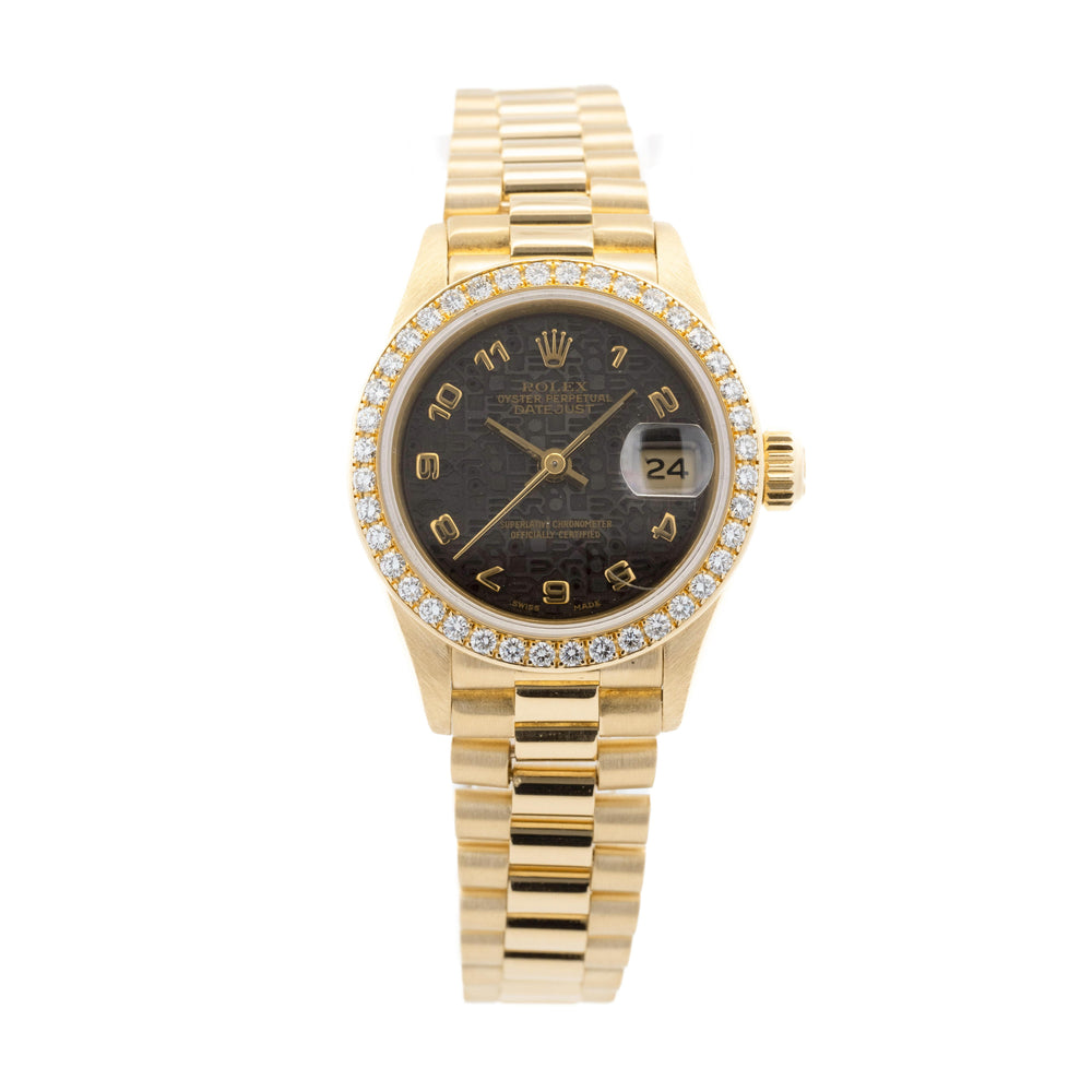 Rolex Datejust 18k YG Jubilee Dial 69138