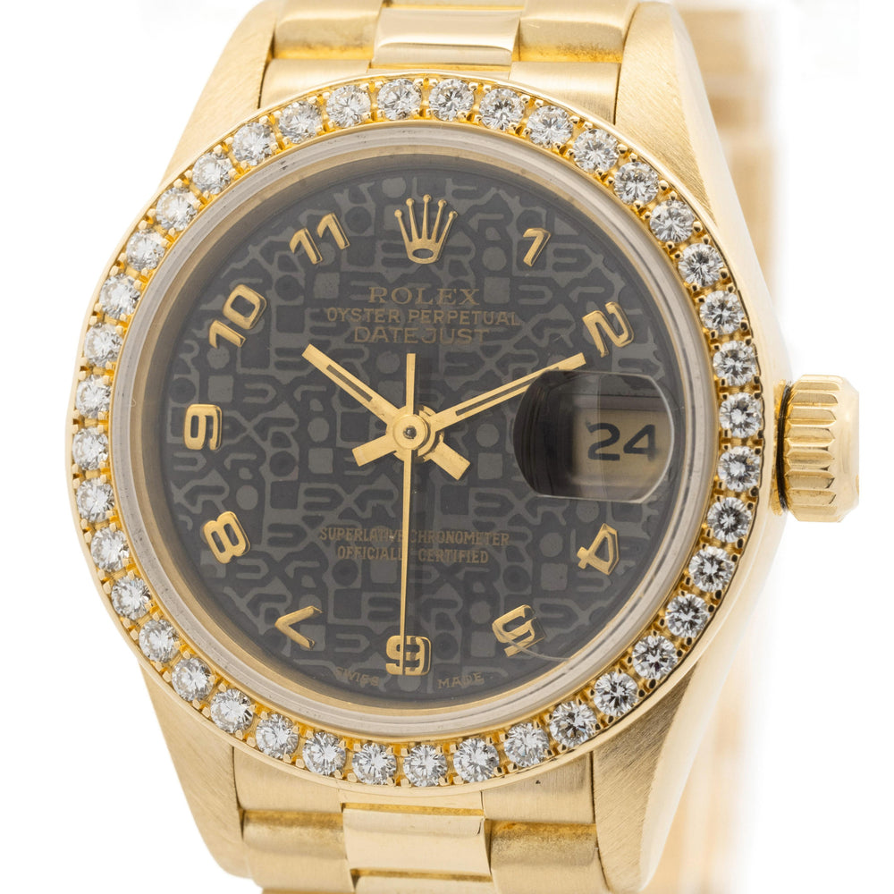 Rolex Datejust 18k YG Jubilee Dial 69138