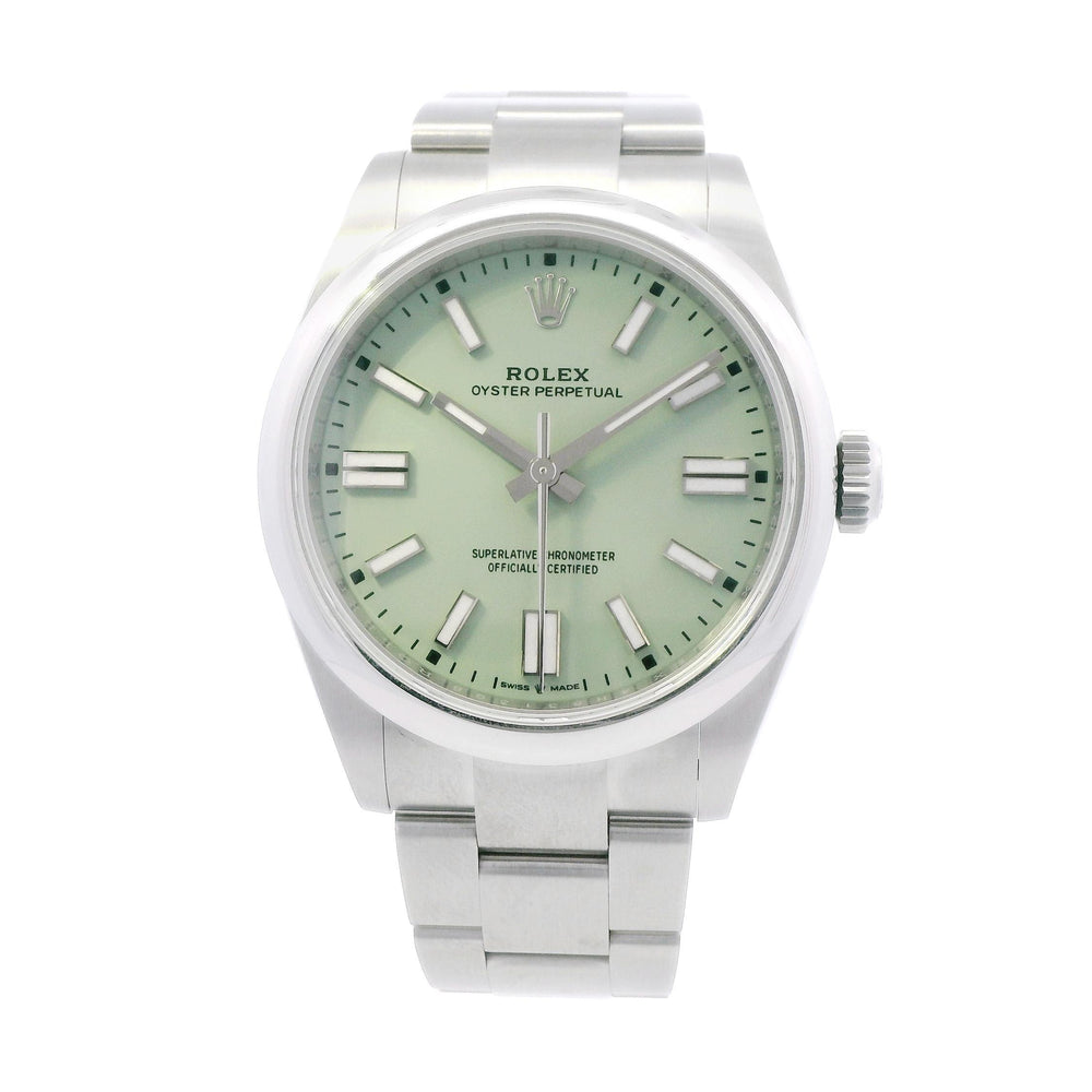 Rolex OP 41mm Pistachio SS 134300